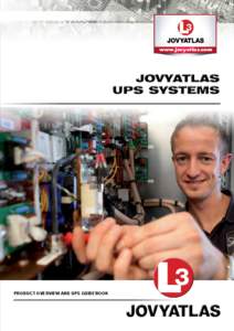 www.jovyatlas.com  PRODUCT OVERVIEW AND UPS GUIDEBOOK Who we are www.jovyatlas.com