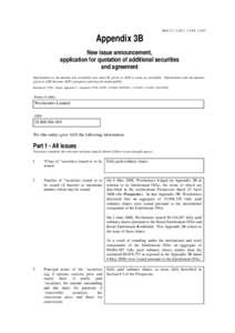 Securities / Finance / Security / Australian Securities Exchange / Prospectus / Dividend / Regulation S-K / Securities market / Stock market / Financial economics / Investment