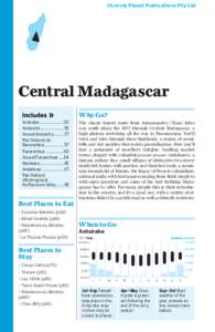 ©Lonely Planet Publications Pty Ltd  Central Madagascar Why Go? Antsirabe ........................50 Ambositra....................... 55