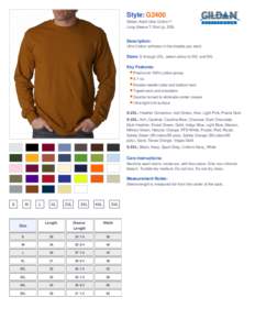 Style: G2400 Gildan Adult Ultra Cotton™ --Long-Sleeve T-Shirt (pDescription: Ultra Cotton softness in the shades you want.