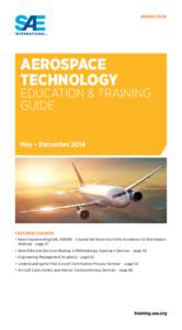 sPRING Issue  Aerospace Technology  Education & Training