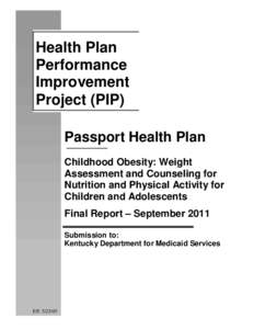 Health Plan Performance Improvement Project (PIP) gg
