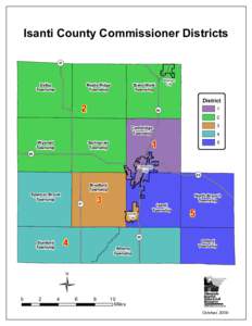 Isanti County Commissioner Districts 47 Dalbo Township