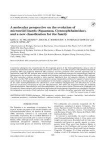 Biological Journal of the Linnean Society (2001), 74: 315–338. With 5 figures doi:[removed]bijl[removed], available online at http://www.idealibrary.com on