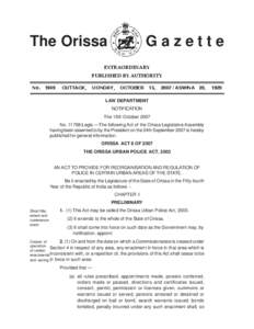 Deputy commissioner / Police commissioner / Police / Commissioner / Federal Investigation Agency Act / Pune Police / Government / Law / Legal professions