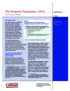 The Hispanic Population: 2010  Issued May[removed]Census Briefs C2010BR-04