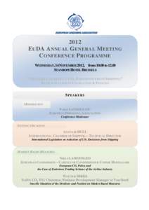 EuDA AGM Conference 14 November 2012 programme v5