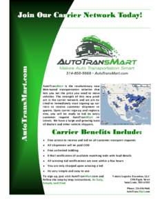 AutoTransMart.com  Join Our Car Carrier rier Network Today!