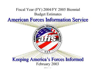 United States Armed Forces / United States federal executive departments / United States / Military / Government / Defense Information School / American Forces Information Service / United States Department of Defense