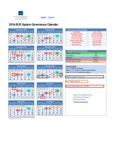 DRAFT	
  -­‐	
  7-­‐29-­‐[removed]System Governance Calendar September 2014 S