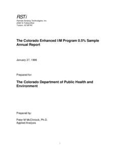 Emission standards / Air dispersion modeling / Air pollution / Vehicle emissions control / Vehicle inspection / Clean Air Act / Transport / Car safety / Road transport