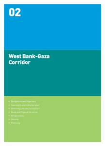 02  West Bank-Gaza Corridor  •	 Background and Objectives