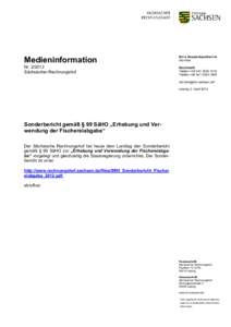 Medieninformation  Ihr/-e Ansprechpartner/-in Ute Hein  Nr