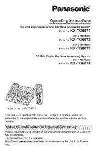 Operating 5.8 GHz Expandable  Digital