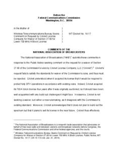 United States 2008 wireless spectrum auction / Waiver / Law / Censorship in the United States / Federal Communications Commission