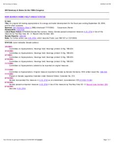 Bill Summary & Status[removed]:42 PM Bill Summary & Status for the 108th Congress