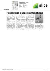 Bega District News FridayPage: Section: Region: Circulation: