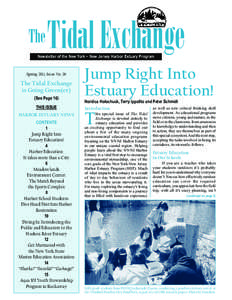 The  Tidal Exchange Newsletter of the New York ~ New Jersey Harbor Estuary Program