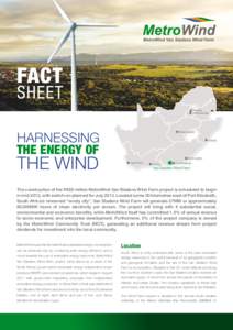 FACT  SHEET Pretoria Johannesburg