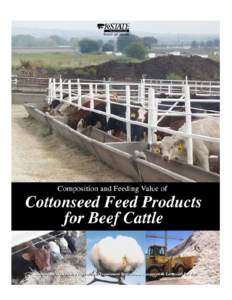 MF2538 Composition and Feeding Value of Cottonseed Feed Products for Beef Cattle