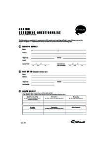 ACC11967 Sample/1 Pr#[removed]:14 Page 1  junior S(parent c ror guardian e e ntoicomplete)