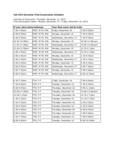 Microsoft Word[removed]Final Exam Schedule.docx