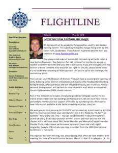 FLIGHTLINE SouthEast Section Volume  Month 2010