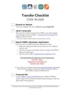  	
  	
  	
  	
  	
  	
  	
  	
  	
  	
  	
  	
  	
  	
  	
  	
  	
  	
  	
  	
  	
  	
  	
  	
  	
  	
  	
  	
  	
  	
  	
  	
  	
  	
  	
    	
   Transfer Checklist CNM èUNM