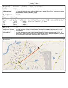 Project Sheet Project Number: RC08GDOT ID: