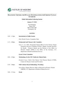 IOM MECFS Comittee Meeting_Public Information-Gathering Session Agenda (27Jan14)_Website_10Jan14