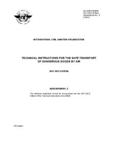 Competent authority / National aviation authority / Civil Aviation Authority of the Fiji Islands / Civil aviation authorities / Dangerous goods / Safety