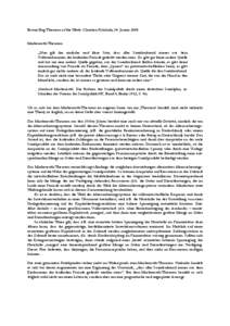 Brown Bag Theorem of the Week: Christian Fahrholz, 24. Januar 2008 Mackenroth-Theorem „Nun gilt der einfache und klare Satz, dass aller Sozialaufwand immer aus dem