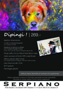 Dipingi ! | 269.Aperitivo di benvenuto 2 notti in camera Superior con colazione a buffet Sessione di pittura in Atelier con l’artista Fiorello Fiorini