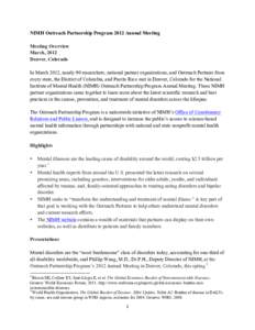 Mental health / Abnormal psychology / National Institute of Mental Health / National Institutes of Health / Global Mental Health / Mental disorder / Community mental health service / Treatment of mental disorders / Substance Abuse and Mental Health Services Administration / Psychiatry / Medicine / Health