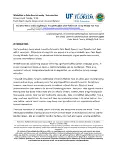 Whitefly / Agriculture / Silverleaf whitefly / Ficus / Institute of Food and Agricultural Sciences / Cooperative extension service / Arecaceae / Hemiptera / Phyla / Protostome