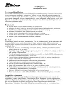 Microsoft Word - JobDescription-FieldEngineer1Page