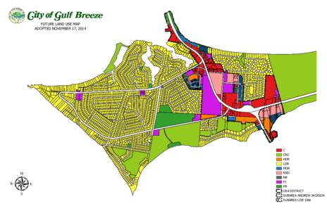 FUTURE LAND USE MAP ADOPTED NOVEMBER 17, 2014 C CNS HDR