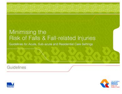 Guidelines  Published by the Metropolitan Health and Aged Care Services Division Victorian Government Department of Human Services Melbourne Victoria July 2004