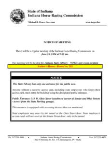 Microsoft Word - June 26, 2014 notice of meeting