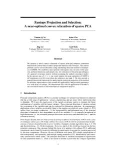 Matrix theory / Singular value decomposition / Matrices / Data analysis / Principal component analysis / Eigenvalues and eigenvectors / Covariance matrix / Matrix / Spectral theorem / Algebra / Linear algebra / Mathematics