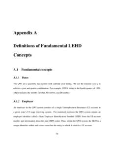 The LEHD Infrastructure Files and the Creation of the Quarterly Workforce Indicators