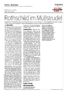 Kurier / Business Erscheinungsland: Österreich | Auflage:  | Reichweite: k.A. | Artikelumfang: mm²  Seite: 3