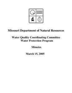 WATER QUALITY COORDINATING COMMITTEE