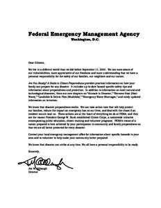 Disaster preparedness / Humanitarian aid / Occupational safety and health / United States Department of Homeland Security / Federal Emergency Management Agency / Citizen Corps / Disaster / Community emergency response team / Emergency / Public safety / Management / Emergency management