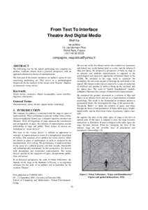 Theatre / Bauhaus / Digital art / Oskar Schlemmer / Front projection effect / Stage lighting / 2001: A Space Odyssey / Digital performance / Map projection / Film / Visual arts / Entertainment