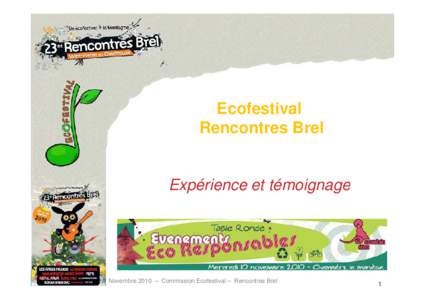 Ecofestival Rencontres Brel Expérience et témoignage Version 01