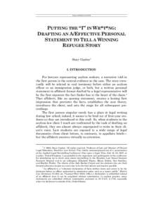 Immigration to the United States / Legal documents / Affidavit / Evidence law / Refugee roulette / Well-Founded Fear / Notary public / Motion / Legal writing / Law / Right of asylum / Notary