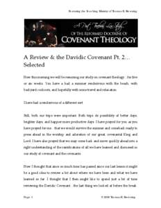 Christian philosophy / Covenant theology / Early Christianity and Judaism / Christian soteriology / Federal Vision / Covenant / Christian views on the old covenant / Calvinism / Grace / Christian theology / Christianity / Theology