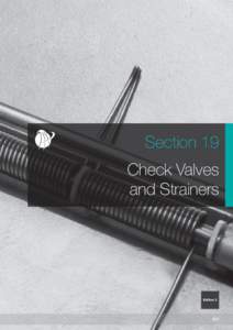 Section 19 Check Valves and Strainers Edition 3