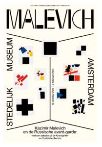 DIT IS EEN COMMERCIËLE BIJLAGE BIJ NRC HANDELSBLAD  introductie Wie was Malevich?
